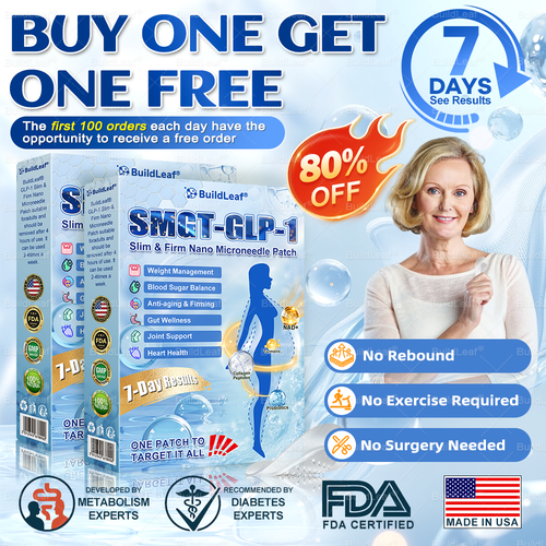 ✔️FDA Store |𝐵uil𝗱𝐿ea𝐟® 𝑮𝐋𝑃-1 Slim & Firm 𝑁ano 𝑀icroneedle 𝑃atch with Collagen,Turmeric&Matrixyl 3000 丨Obesity,Cardiovascular Diseas, Diabetes, Sleep Apnea, Joint Problems and More (Copy)