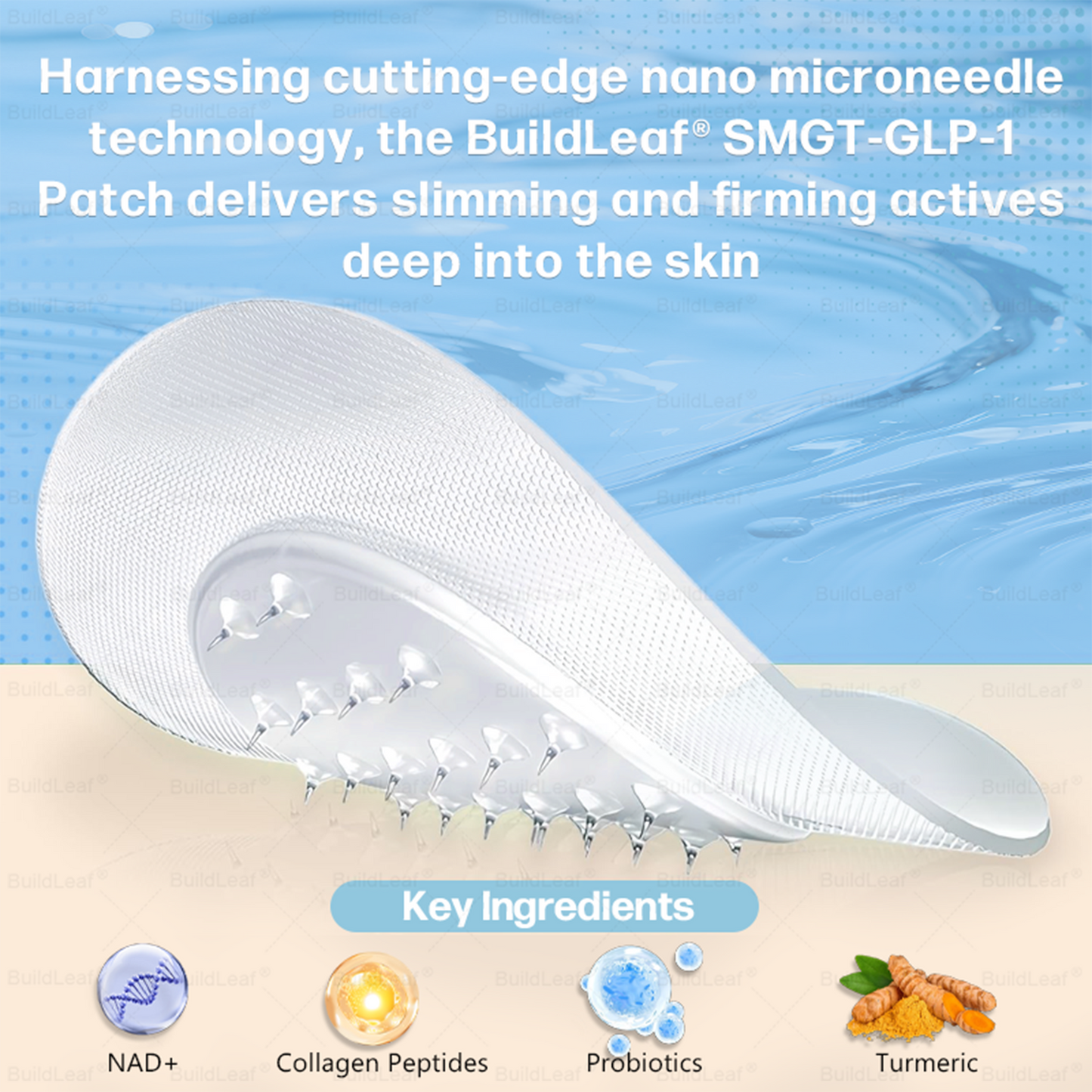 ✔️FDA Store |𝐵uil𝗱𝐿ea𝐟® 𝑮𝐋𝑃-1 Slim & Firm 𝑁ano 𝑀icroneedle 𝑃atch with Collagen,Turmeric&Matrixyl 3000 丨Obesity,Cardiovascular Diseas, Diabetes, Sleep Apnea, Joint Problems and More (Copy)